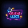 Good Luck Multicolor Neon Sign - Pink Neon Sign