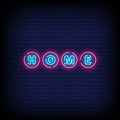 Home Neon Sign