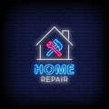 Home Repair Neon Sign Perfect For Business Environment