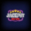 Jackpot Big Win Neon Sign