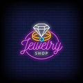 Jewelry Shop Logo Neon Sign Perfect For Business Environment