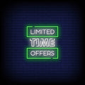 Limited Time Offers Neon Sign Perfect For Shop & Store