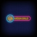 Mega Sale Neon Sign