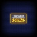Midnight Sale Neon Sign Perfect For Shop & Store