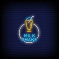 Milk Shake Neon Sign Perfect for Bars & Events
