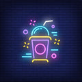 Milkshake Neon Sign