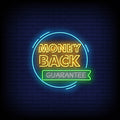 Money Back Neon Sign