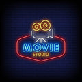 Movie Studio Neon Sign