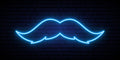 Mustache Neon Sign Perfect For Salon Business