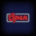 Open Neon Sign Perfect for Businesses & Events