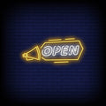 Open Neon Sign Perfect for Businesses & Events