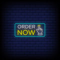 Order Now Neon Sign Perfect for Businesses & Events