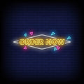 Order Now Neon Sign