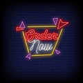 Order Now Neon Sign