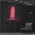 Pisa Tower Neon Sign Office & Home Décor