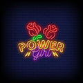 Power Girl Neon Sign