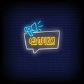 Quiz Neon Sign Perfect for Businesses & Events