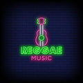 Reggae Music Neon Sign Perfect for Bars & Events