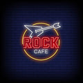 Rock Café Neon Sign Perfect for Bars & Events