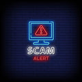 Scam Alert Neon Sign