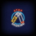 Stop Smoking Neon Sign Perfect For Shop & Café