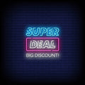 Super Deal Neon Sign Perfect For Shop & Store