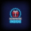 Surprise Inside Neon Sign