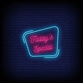 Today's Special Neon Sign Perfect for Bars & Events