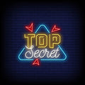 Top Secret Neon Sign
