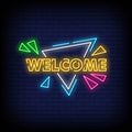 Welcome Neon Sign