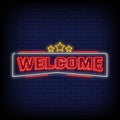 Welcome Neon Sign