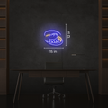 AMS Neon Sign 15x13 inches