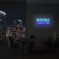 Incredible Consulting Neon Sign 24x9 inches